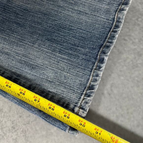 Maurices Molliflare Flare Denim Medium Wash Jeans - Size: 7/8 Short - Picture 5 of 7